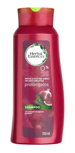 Shampoo Herbal,jugosas Granadas,prolóngalo,libre Parabenos