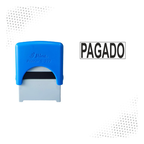 Sellos Personalizados Frases Para Negocios Shiny 1.4x3.8cm 