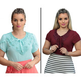 Conjunto 9 Blusas Moda Evangélica Barata Atacado