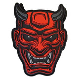 Parche Hannya Mask Monster Samurai Morale   Hook & Loop...