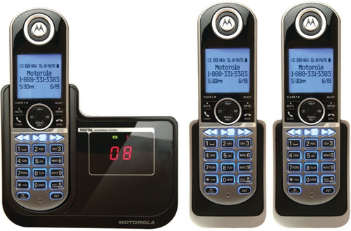 Teléfono Inalámbrico Motorola Dect . Con  Auriculares...