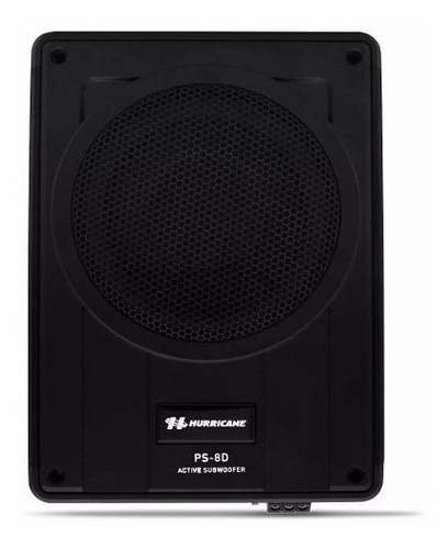 Subwoofer Caixa Amplificada Slim Ps8d Hurricane 200w Rms 