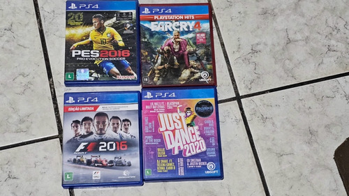 4 Jogos Originais Ps4 Funcionando Perfeitamente