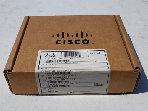 Tarjeta Para Router Cisco Hwic-1ser