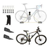 Soportes Pared Bicicleta 3 Und Universal Compatible Resisten