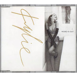 Kylie Minogue Word Is Out Single Cd 3 Tracks Uk 1991