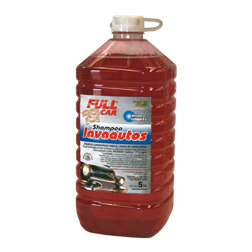 Shampoo Lava Autos Rojo Ph Neutro Full Car Concentrado X 5lt