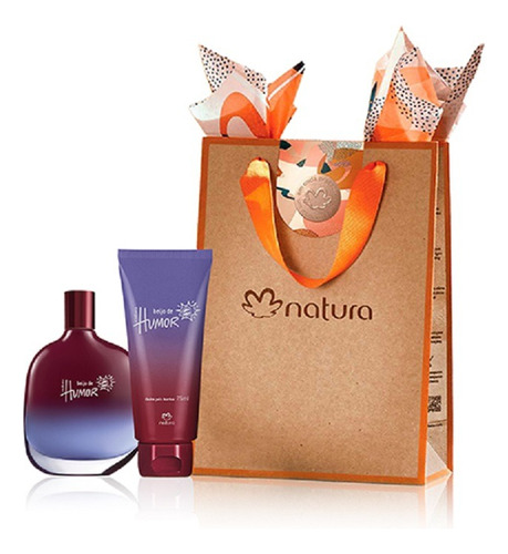 Regalo Kit Perfume  Beijo Humor Masculino Natura Cande