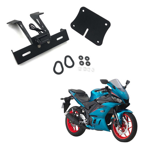 Soporte De Matrícula R Para Yamaha Yzf R25 R3 Mt25 Mt03 19-2