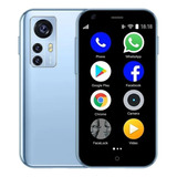 Teléfono Inteligente Android Barato D18 2.5 Pulgadas Azul Cl