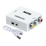 Adaptador Conversor Hdmi Para Video 3rca 2av C/ Nota