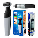 Kit Aparador De Pelos Philips Bodygroom + Wahl Nasal Trimmer