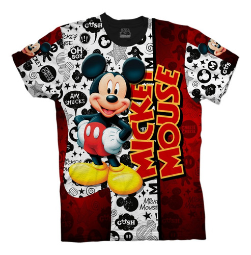 Camisetas Mickey Mouse  Disponible Niños Y Adultos