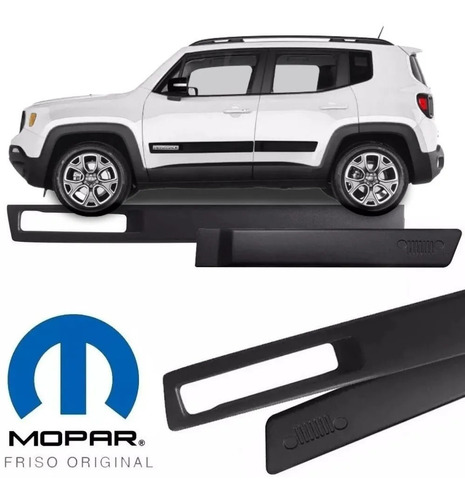 Jogo Frisos Original Mopar Jeep Renegade Pcd 2021 Original 