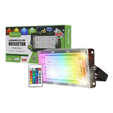 Reflector Led 50w/500w Rgb Control Remoto Potente Exterior