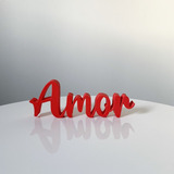 Amor 3d - Objeto 3d - Palavra Decorativa