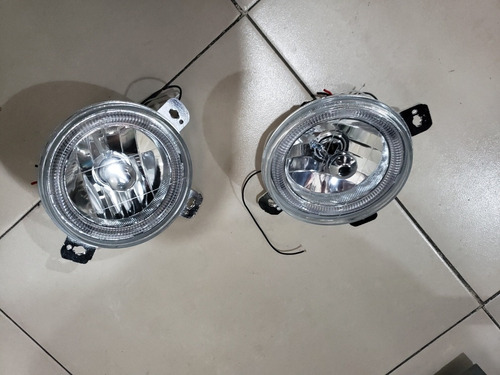 Par De Faros Auxiliares Golf A2 Con Ojo De Angel De Led