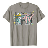 Mtv Logo Vintage Quiero Mi Boombox Polera Gráfica Polera