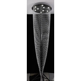 Lustre Pendente Base Redondo Correntes Exclusivo 2metr