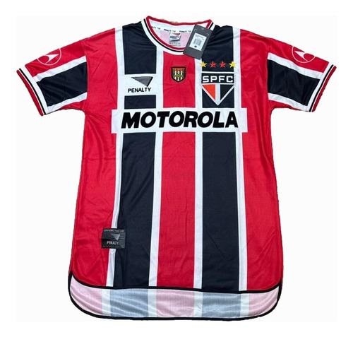 Camisa São Paulo Retrô Listrada  1999/2000 Penalty Oficial