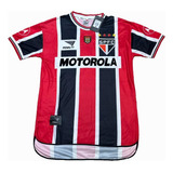 Camisa São Paulo Retrô Listrada  1999/2000 Penalty Oficial