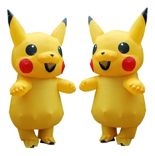 Botarga Pikachu Inflable Para Adulto, Incluye Bomba