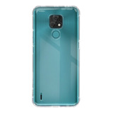 Capinha + Película Hydrogel Fosca P/ Moto E7 Xt2095 6.5