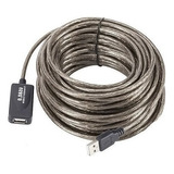 Cable Usb 20 Metros Extension Activo Macho A Usb Hembra 2.0 