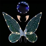 Disfraz De Led Fairy Wings, Diseño De Alas De Mariposa, Para