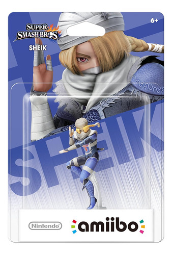 Amiibo Sheik Super Smash Bros. Series Zelda Original