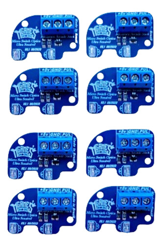 Kit 8 Micros Switch Sensor Óptico P/ Botão Aegir/eletromatic