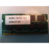 Memoria Ddr2 1g 667mhz Para Laptop Pc2-5300 Compatible