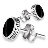 Trendsetter S925 Pendientes Masculinos Metrosexuales, Aretes