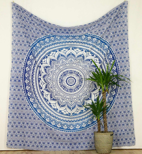 Manta Tapiz Tapestry Hindu Mandala Anti Estrés Relajante #08