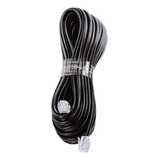 Extensão De Telefone PLG/plug- 4 Vias- 3m- Branca Ou Preta