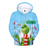 S Chamarra Con Capucha Grinch Pocket Christmas Para Adulto