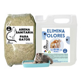 Promo Eliminador Olores De Mascotas 5lts + Arena Gatos 2kgs