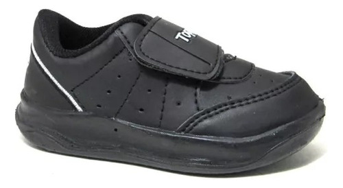 Zapatillas Topper Baby Forcer Velcro En Color Negro