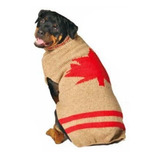 Maple Leaf Perro Frío Suéter Del Perro, Grande