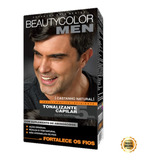 Tonalizante Gel Beautycolor Men Homem Sem Amônia Prático Cor Castanho Natural