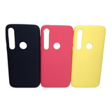 Estuche Silicone Case Cerrado Para Motorola G8 Plus 