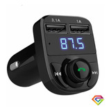 Transmisor De Radio Fm Bluetooth Dual Usb Mp3 Cargador Auto 