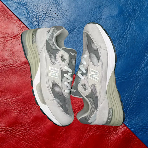 New Balance Nb 992 Gris Modelo Casual Color Neutro Urbano Versátil