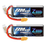 Zeee 3s 120c Mah 11.1v Batería Lipo Con Enchufe Xt60 Rc Gr.