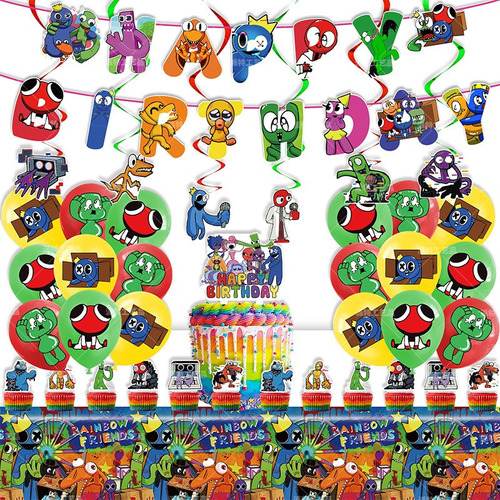 Rainbow Friends Rainbow Friends Tema Roblox Fiesta De Cumple