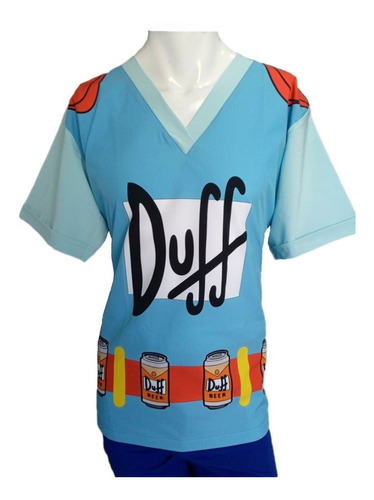 Conjunto Medico Scrub Quirurgico Hombre Duffman Simpsons