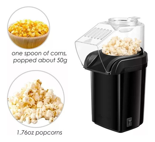 Mini Máquina De Pipoca Corn Popper Para Cozinha Doméstica