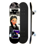 Skate Feminino Iniciante Completo Esqueite Menina Dark Girl 