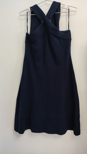 Vestido Azul Marino Lacoste Talle 44