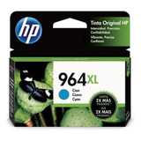 Tinta Hp 964 Xl Original Cian  24,5 Ml Hp 9010 - 9020